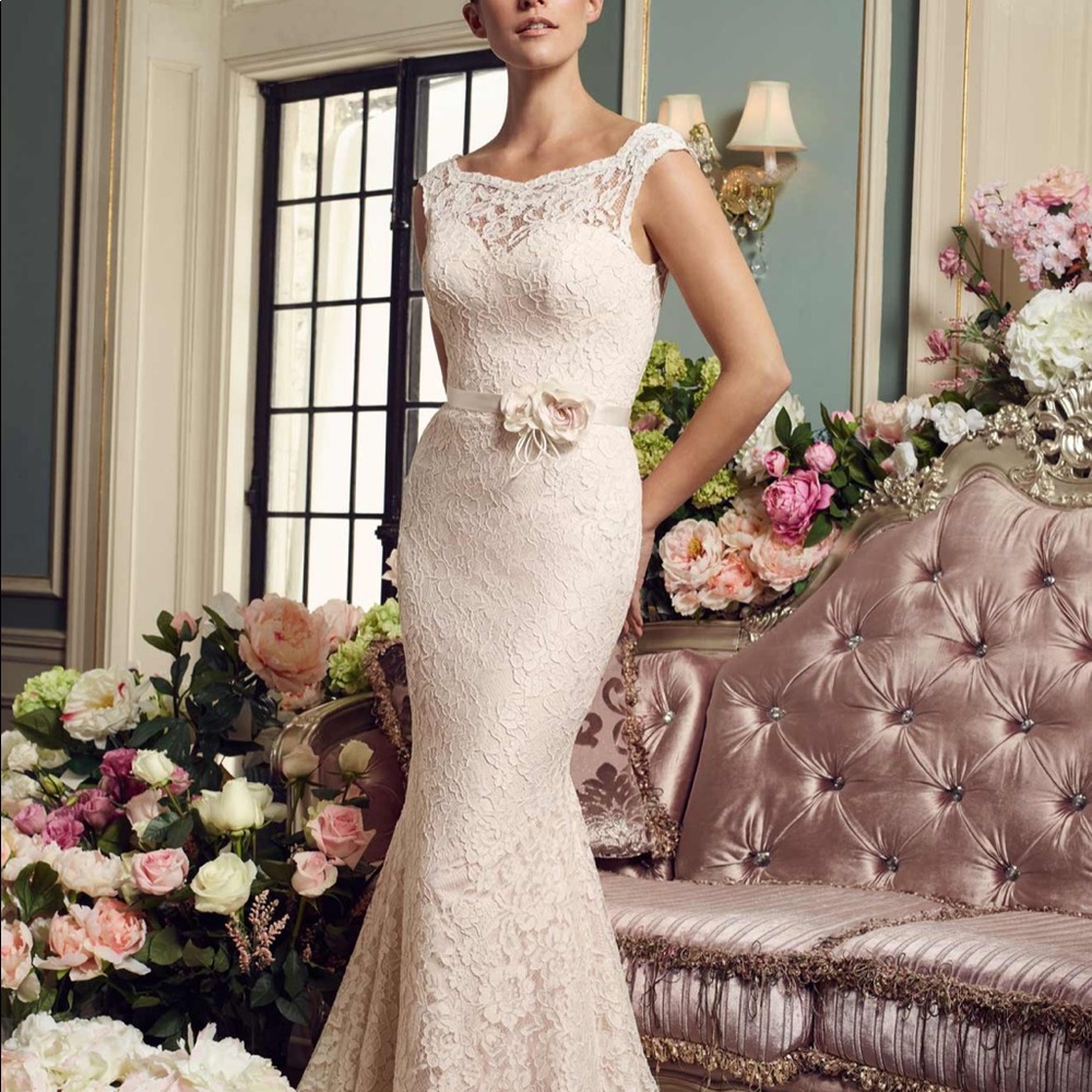 Mikaella lace wedding dress